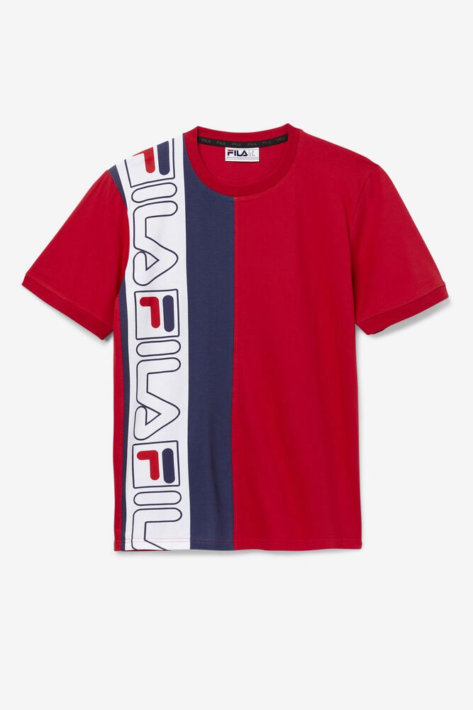 Tricou Fila Barbati Rosii/Bleumarin Dixon MHOA-51927